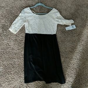 Juniors size 7 dress floral lace top